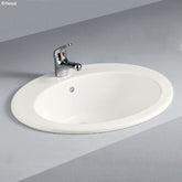 KRACK Jessica Ivory Fully-Inset Basin